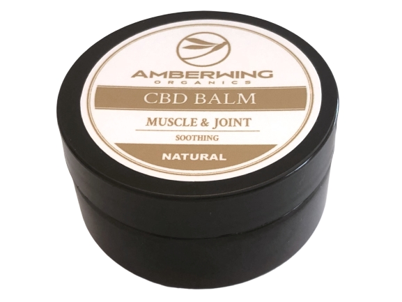 Amberwing Organics CBD Balm for joins and muscles soothing-natural