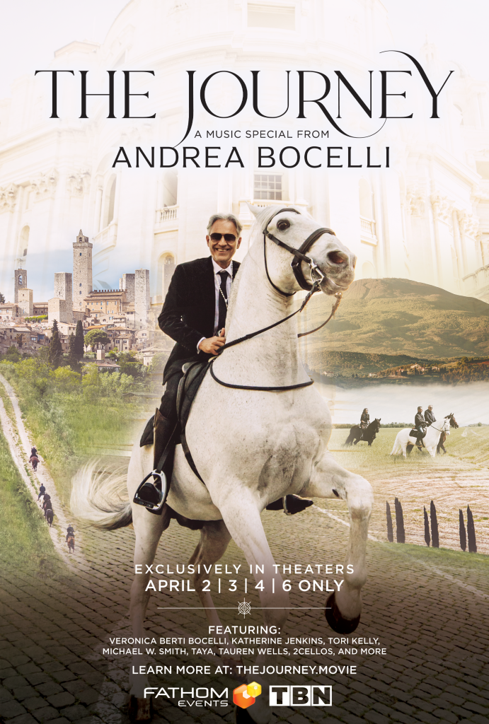 THE JOURNEY A Special Musical from Andrea Bocelli, in Theaters April 2