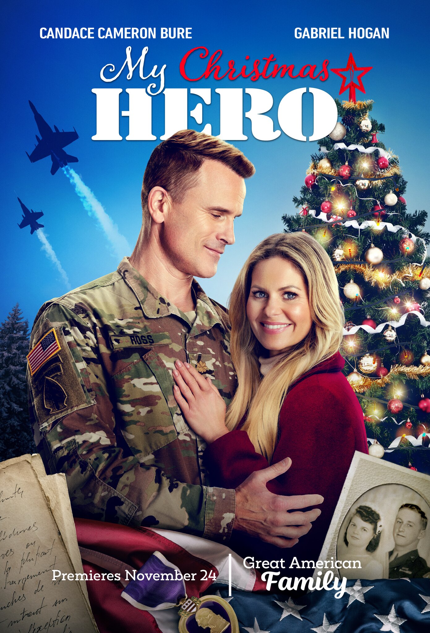 Watch My Christmas Hero on Great American Family starting November 24th & Great American Pure Flix starting December 1st!