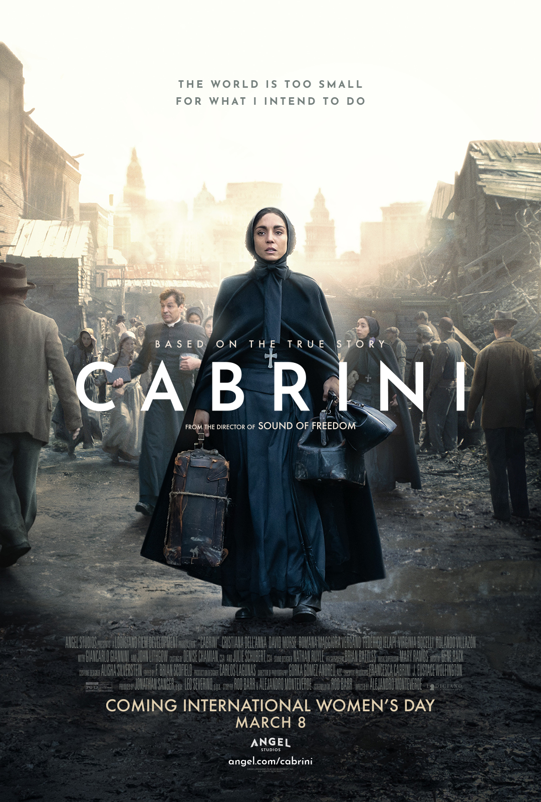 see Cabrini in theaters starting March 8th!