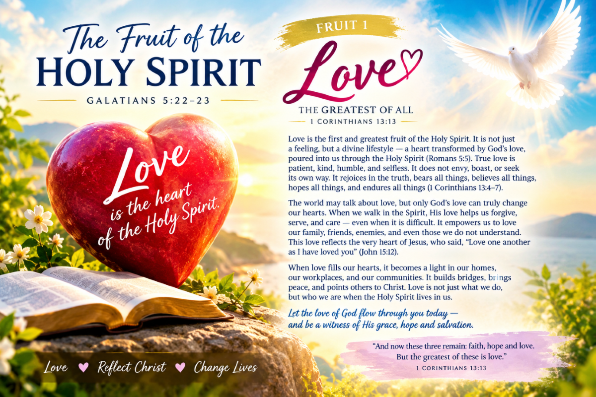 Love - The fruit of the Holy Spirit